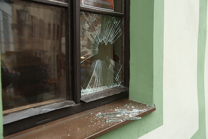 A2B Glass are able to board up broken windows while they are being repaired in Maltby.
